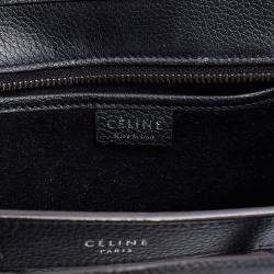 Pre Owned حقيبة يد سيلين نانو لاغيدج جلد سوداء 