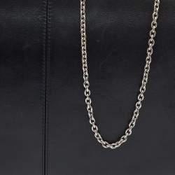 Celine Black Leather Trifold Chain Clutch