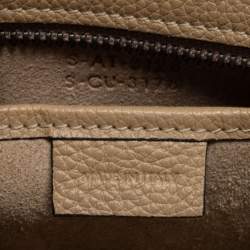 Pre Owned Céline Beige Leather Nano Luggage Tote