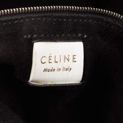 Pre Owned Celine Tricolour Checkered Leather Berlingot Clutch