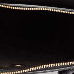 Pre Owned Celine Black Leather Nano Belt Top Handle Bag