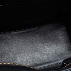 Pre Owned Celine Tri Color Leather Mini Luggage Tote