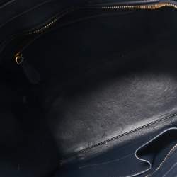 Pre Owned حقيبة يد توتس سيلين ميني لاغيديغ جلد أزرق كحلي