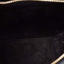 Pre Owned Celine Black Leather Nano Belt Top Handle Bag