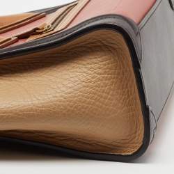 مملوكة مسبقًا Celine Brown/Beige Leather Nano Luggage Tote