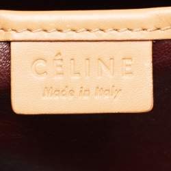 مملوكة مسبقًا Celine Brown/Beige Leather Nano Luggage Tote