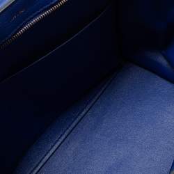 مملوكة مسبقًا حقيبة سيلين ترابيز سويدي وجلد أزرق متوسطة 