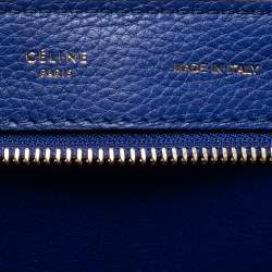 مملوكة مسبقًا حقيبة سيلين ترابيز سويدي وجلد أزرق متوسطة 