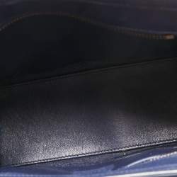 مملوكة مسبقًا Celine Blue Leather Micro Luggage Tote