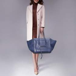 مملوكة مسبقًا حقيبة يد توتس سيلين فانتوم لاغيدج جلد أخضر زيتوني نعل سميك متوسطة 