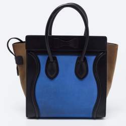 مملوكة مسبقًا حقيبة يد توتس سيلين ميكرو لاغيدج جلد ثعبان متعدد الألوان 