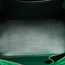 Celine Green Crocodile Mini Luggage Tote