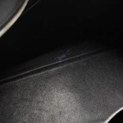 Pre Owned Celine Black Leather Large Edge Top Handle Bag