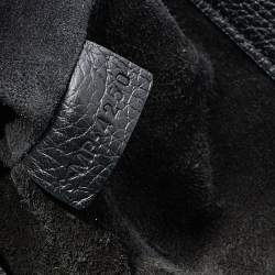 Pre Owned Celine Black Leather 16 Bucket Bag 