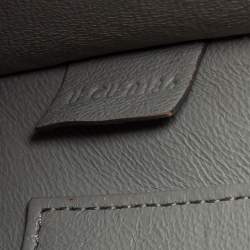 Pre Owned Celine Grey Python Nano Luggage Tote