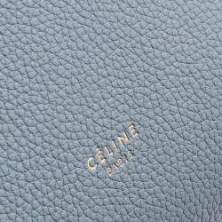 Celine Grey Leather Small Sangle Bucket Bag
