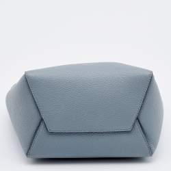 Celine Grey Leather Small Sangle Bucket Bag