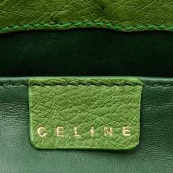 Pre Owned Celine Green Ostrich Leather Boogie Tote