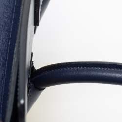 Pre Owned Celine Multicolor Leather Micro Luggage Tote