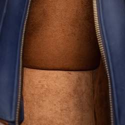 Pre Owned Celine Multicolor Leather Micro Luggage Tote