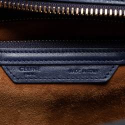 Pre Owned Celine Multicolor Leather Micro Luggage Tote