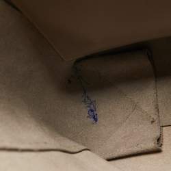 Pre Owned Celine Beige Grained Leather Small Vertical Cabas Tote