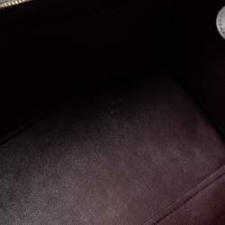 مملوكة مسبقًا Celine Grey Croc Embossed Leather, Suede and Leather Medium Trapeze Bag