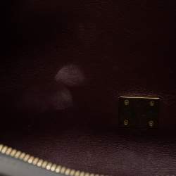 مملوكة مسبقًا Celine Grey Croc Embossed Leather, Suede and Leather Medium Trapeze Bag