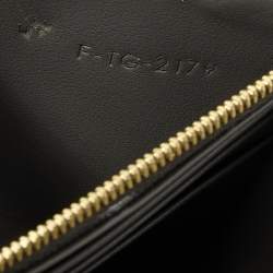 Pre Owned Celine Grey Leather C Wallet On Chain