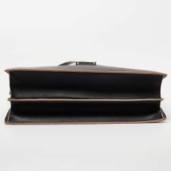 Pre Owned Celine Black Suede and Leather Diamond Clutch