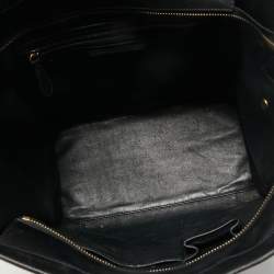 مملوكة مسبقًا Celine Black/Green Python and Leather Mini Luggage Tote