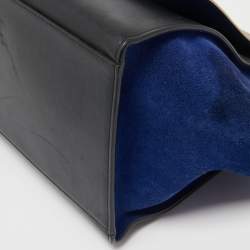 Pre Owned حقيبة سيلين ترابيز سويدي وجلد ثلاثي اللون متوسطة