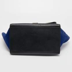 Pre Owned حقيبة سيلين ترابيز سويدي وجلد ثلاثي اللون متوسطة