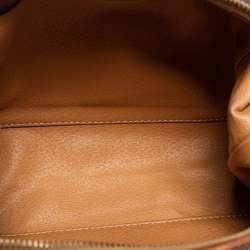 Celine Brown Macadam Coated Canvas and Leather Pouch