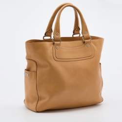 Pre Owned Celine Beige Leather Boogie Tote