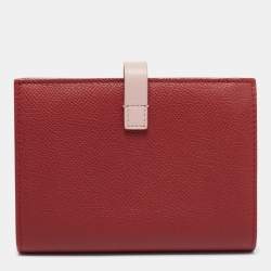 Pre Owned Celine Brown Leather Medium Multifunction Strap Bifold Wallet