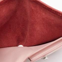 Pre Owned Celine Brown Leather Medium Multifunction Strap Bifold Wallet