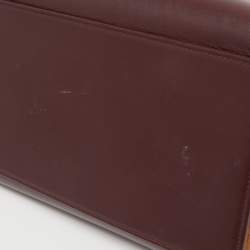 Pre Owned Celine Tricolor Leather Medium Trapeze Top Handle Bag