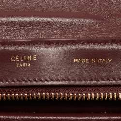 Pre Owned Celine Tricolor Leather Medium Trapeze Top Handle Bag