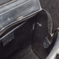 Pre Owned Céline Black Leather Nano Luggage Tote