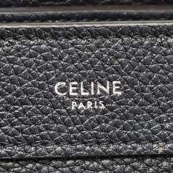 Pre Owned Céline Black Leather Nano Luggage Tote