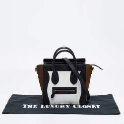 Pre Owned حقيبة يد توتس سيلين نانو لاغديج جلد ثلاثي اللون