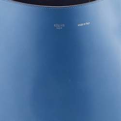 Pre Owned Celine Multicolor Leather Oversized Twisted Cabas Tote