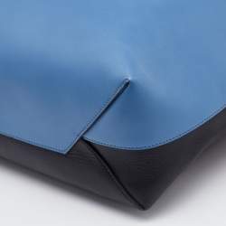 Pre Owned Celine Multicolor Leather Oversized Twisted Cabas Tote