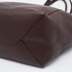 Pre Owned Celine Brown Leather Medium Cabas Phantom Tote