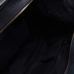 Pre Owned Céline Grey Leather Mini Luggage Tote