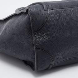 Pre Owned Céline Grey Leather Mini Luggage Tote