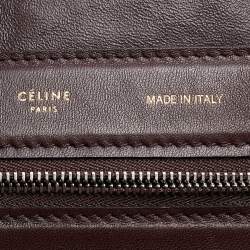 Pre Owned Celine Brown Python and Leather Vertical Cabas Tote