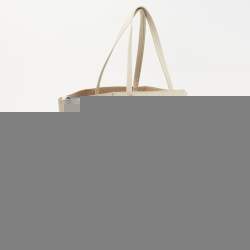 Pre Owned Céline Off White Leather Medium Cabas Phantom Tote