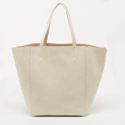 Celine Casual Style A4 Canvas & Leather Tote